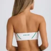 Soft Active Bandeau Sports Bra in White