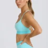 Soft Active Cross-Back Sports Bra in Aqua
