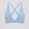 Soft Active Cross-Back Sports Bra in Sky