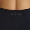 Soft Active Crossover Mini Shorts in Black