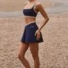 Soft Active Crossover Mini Skort in Classic Navy