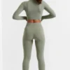 Soft Active Full-Length Leggings in Bamboo Green