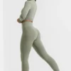 Soft Active Full-Length Leggings in Bamboo Green