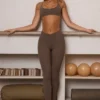Soft Active Full-Length Leggings in Cocoa