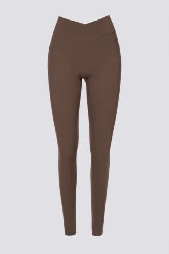 Soft Active Full-Length Leggings in Cocoa