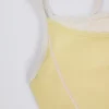 Soft Active Layered Tank Top in Soft Yellow