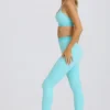 Soft Active Leggings in Aqua