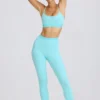 Soft Active Leggings in Aqua