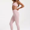 Soft Active Leggings in Blush Marl