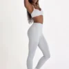 Soft Active Leggings in Grey Marl