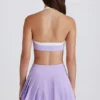 Soft Active Low-Rise Pleated Tennis Skort in Lilac