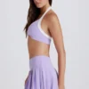 Soft Active Low-Rise Pleated Tennis Skort in Lilac