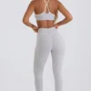 Soft Active Mid-Rise Leggings in Grey