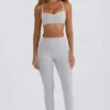 Soft Active Mid-Rise Leggings in Grey
