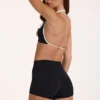 Soft Active Mini Shorts in Black