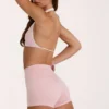 Soft Active Mini Shorts in Blush Marl