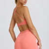 Soft Active Mini Shorts in Coral