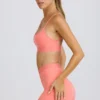 Soft Active Mini Shorts in Coral