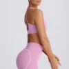 Soft Active Mini Shorts in Dusty Pink