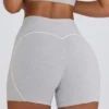 Soft Active Mini Shorts in Grey