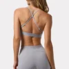 Soft Active Mini Shorts in Grey Marl