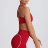 Soft Active Mini Shorts in Hot Red