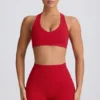 Soft Active Mini Shorts in Hot Red
