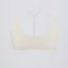 Soft Active Racerback Sports Bra in Cream