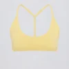 Soft Active Racerback Sports Bra in Lemon