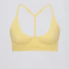 Soft Active Racerback Sports Bra in Lemon