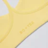 Soft Active Racerback Sports Bra in Lemon
