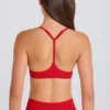 Soft Active Racerback Sports Bra in Strawberry Red