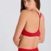 Soft Active Racerback Sports Bra in Strawberry Red