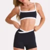 Soft Active Shorts  in Black