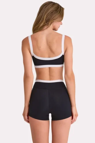 Soft Active Shorts  in Black