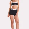 Soft Active Shorts  in Black