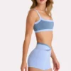 Soft Active Shorts  in Sky