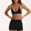Soft Active Sports Bra in Black