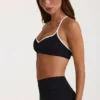 Soft Active Sports Bra in Black