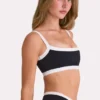 Soft Active Sports Bra in Black