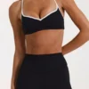 Soft Active Sports Bra in Black