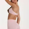 Soft Active Sports Bra in Blush Marl
