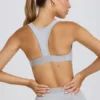 Soft Active Sports Bra in Grey Marl