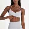 Soft Active Sports Bra in Grey Marl