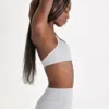 Soft Active Sports Bra in Grey Marl