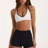 Soft Active Sports Bra in Ivory