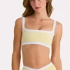Soft Active Sports Bra in Lemon