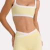 Soft Active Sports Bra in Lemon
