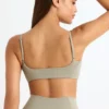 Soft Active Sports Bra in Mineral