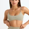 Soft Active Sports Bra in Mineral